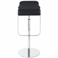 барный стул lem style piston stool черная кожа в Курске