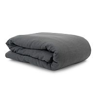 пододеяльник изо льна темно-серого цвета essential 150х200 в Курске
