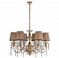 подвесная люстра crystal lux alegria sp6 gold-brown в Курске