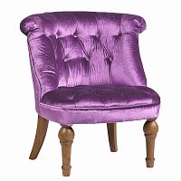 кресло sophie tufted slipper chair лиловое в Курске