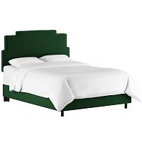 кровать двуспальная 180х200 зеленая paxton emerald velvet в Курске