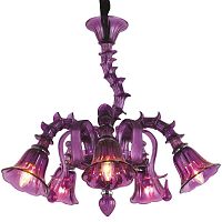 подвесная люстра arte lamp corno a8023lm-5cc фиолетовая в Курске