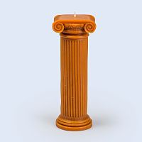 свеча высокая оранжевая hestia column в Курске