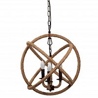 люстра foucault's orb rustic iron бежевая, коричневая в Курске