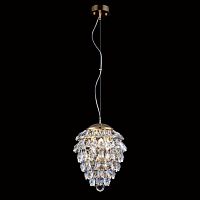 подвесной светильник crystal lux charme sp3+3 led gold/transparent в Курске