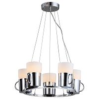 подвесная люстра arte lamp brooklyn a9484sp-5cc хром в Курске