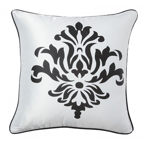 подушка с геральдическими лилиями fleur de lys ii white в Курске