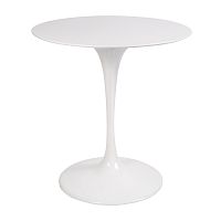 стол eero saarinen style tulip table top mdf d70 глянцевый белый в Курске