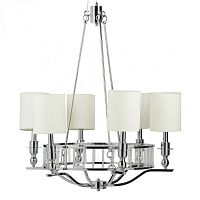 люстра easton light chandelier хром, бежевая в Курске
