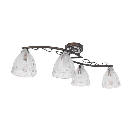 потолочная люстра idlamp nield 232/4pf-blackchrome в Курске