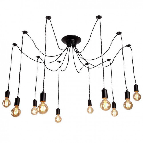 подвесная люстра arte lamp 76 a9184sp-10bk в Курске