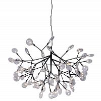 подвесная люстра crystal lux evita sp63 black/transparent в Курске