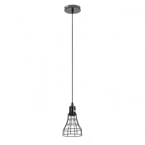 подвесной светильник эра loft pl10 bk в Курске