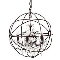 люстра foucault's orb crystal (45*45*40) коричневая в Курске
