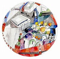 тарелка сувенирная кремль в Курске