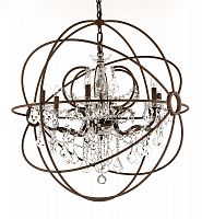 люстра foucault's orb crystal d75 антик (темная) коричневая в Курске