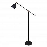 торшер arte lamp braccio a2054pn-1bk в Курске