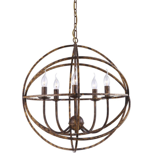 подвесная люстра arte lamp kopernik a1703sp-5br в Курске
