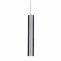 подвесной светодиодный светильник ideal lux ultrathin sp1 small round cromo в Курске