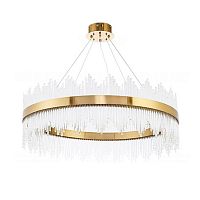 люстра stripglass 65 латунь, прозрачное стекло в Курске