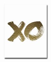 постер xo золотой a4 в Курске
