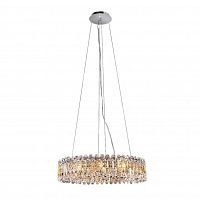 подвесная люстра crystal lux lirica sp10 d610 chrome в Курске