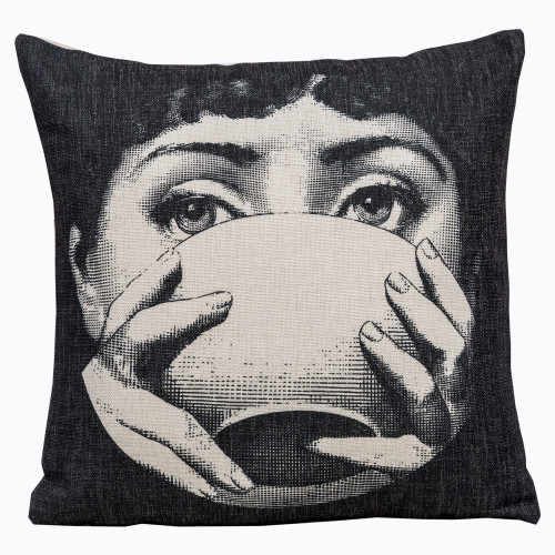 арт-подушка tea time fornasetti в Курске