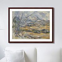картина: montagne sainte-victoire, 1890г. в Курске
