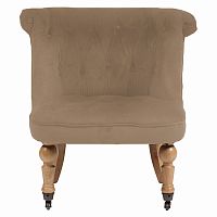 кресло amelie french country chair светло-коричневое в Курске