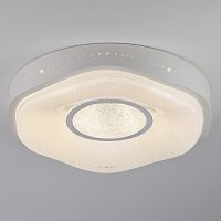 потолочный светодиодный светильник eurosvet shine 40011/1 led белый в Курске