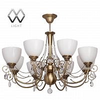 подвесная люстра mw-light фелиция 347016608 белая в Курске