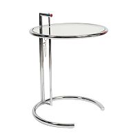 стол журнальный eileen gray style cocktail table e-1027 прозрачный в Курске