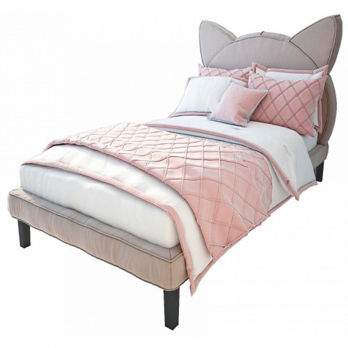 кровать двуспальная 160х200 бежевая kitty в Курске