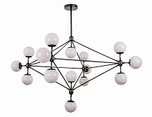 люстра modo 15 black+white черная, белые плафоны в Курске