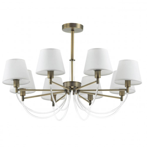 подвесная люстра lumion dakota 3702/8c белая в Курске