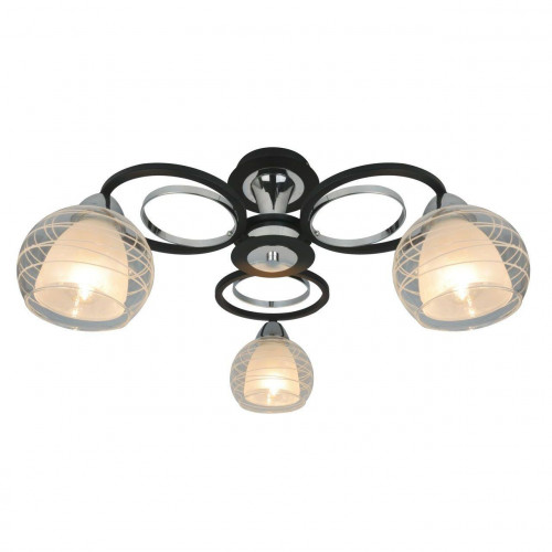 потолочная люстра arte lamp ginevra a1604pl-3bk в Курске