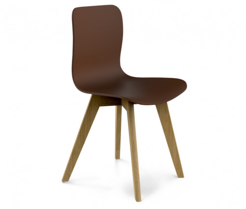 стул dsw коричневый s42 (eames style) в Курске