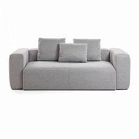 диван blok sofa 2 светло-серый от la forma (ex julia grup) в Курске