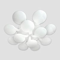 потолочная светодиодная люстра ambrella light orbital cloud fc26/12 wh 432w d1140 в Курске