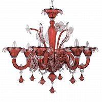 подвесная люстра ideal lux ca vendramin sp6 rosso в Курске