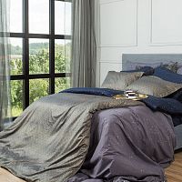 комплект постельного белья decoflux сатин евро twist dark в Курске