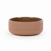 тарелка tactile диаметр 15 коричневый в Курске