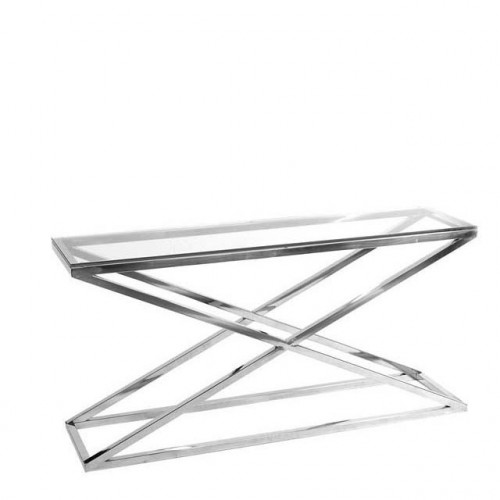 консоль criss cross от eichholtz хром в Курске