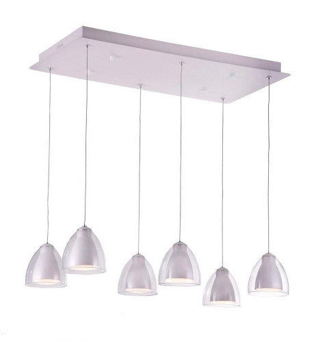 подвесная люстра idlamp mirella 394/6-ledwhite в Курске