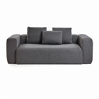 диван blok sofa 2 темно-серый от la forma (ex julia grup) в Курске