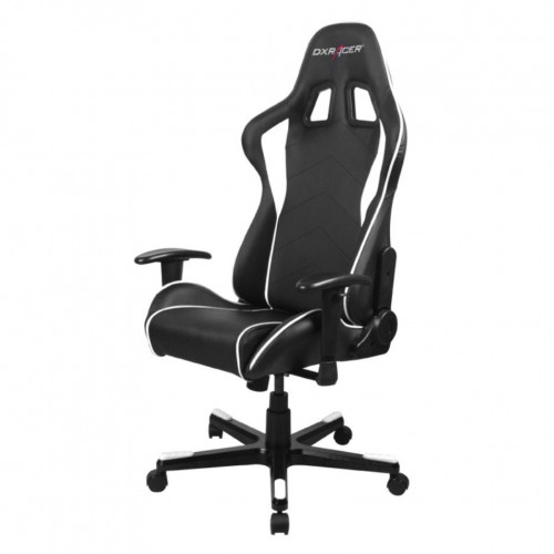 кресло геймерское dxracer formula черно-белое в Курске