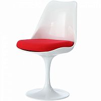 стул eero saarinen style tulip chair красная подушка в Курске