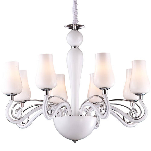 подвесная люстра arte lamp biancaneve a8110lm-8wh в Курске