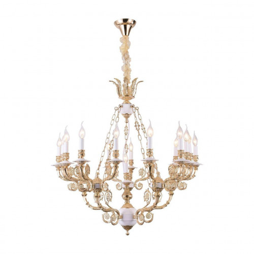 подвесная люстра arte lamp a7024lm-16wg золото в Курске
