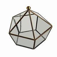 флорариум стеклянный в винтажном стиле diamond shape в Курске